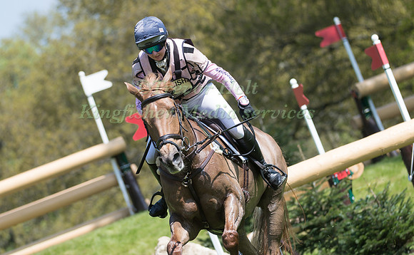 GEORGIE SPENCE (GBR) RIDING  HALLTOWN HARLEY