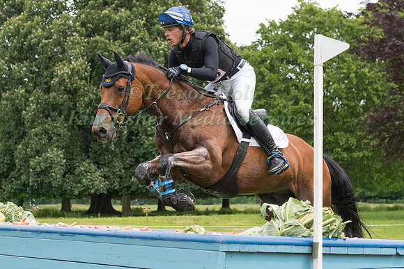 LUDWIG SVENNERSTAL (SWE) RIDING STINGER TAKING PART IN THE CROSS COUNTRY PHASE OF THE CICO THREE STAR AT THE 2017 HOUGHTON INTERNATIONAL HORSE TRIALS