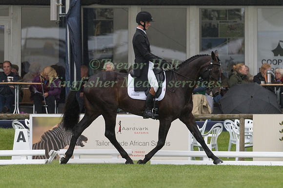 TOM JACKSON (GBR) AND DUSTY II TAKING PART IN THE DRESSAGE PHASE OF THE  CIC THREE STAR COMPETITION AT THE 2017 EQUI-TREK BRAMHAM INTERNATIONAL HORSE TRIALS e